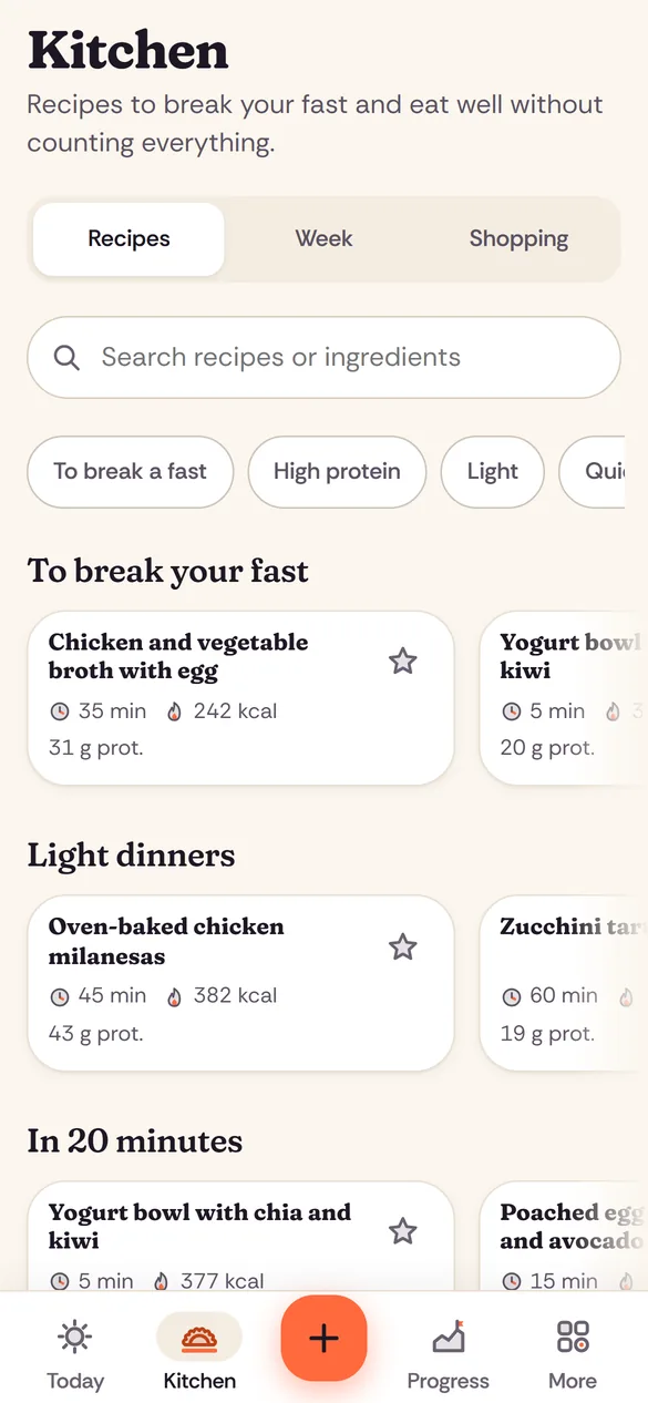 Recipes to break your fast, free