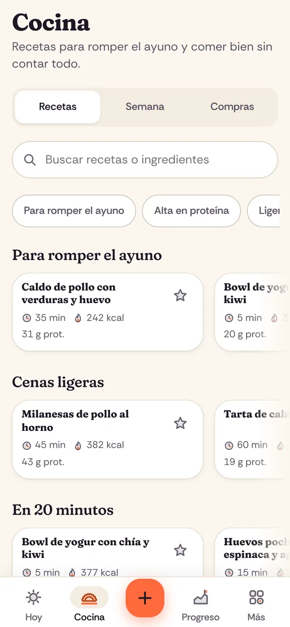 Recetas para romper el ayuno, gratis