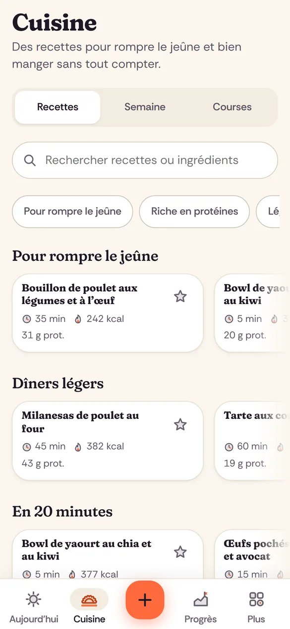 Des recettes pour rompre le jeûne, gratuites