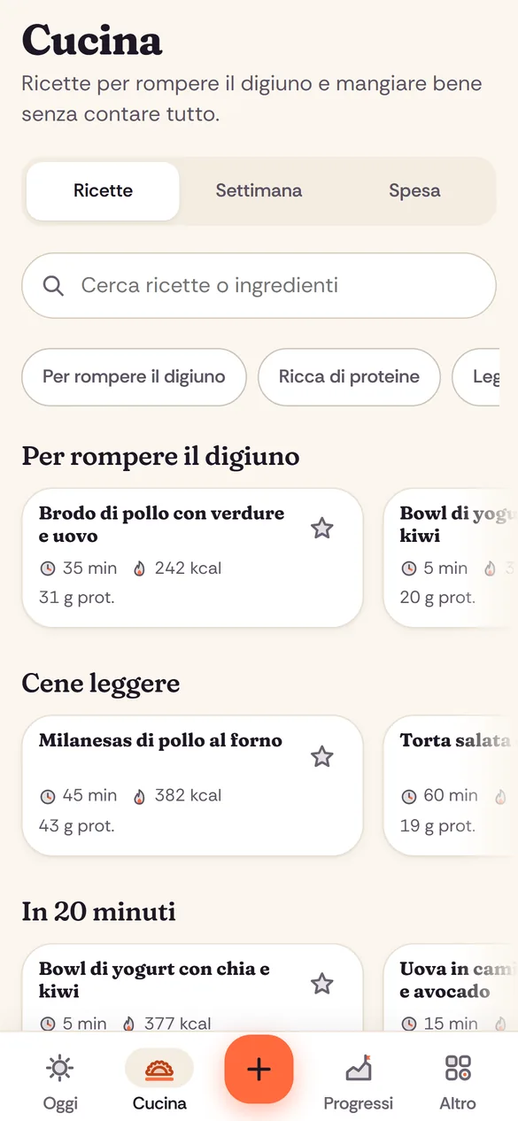 Ricette per rompere il digiuno, gratis
