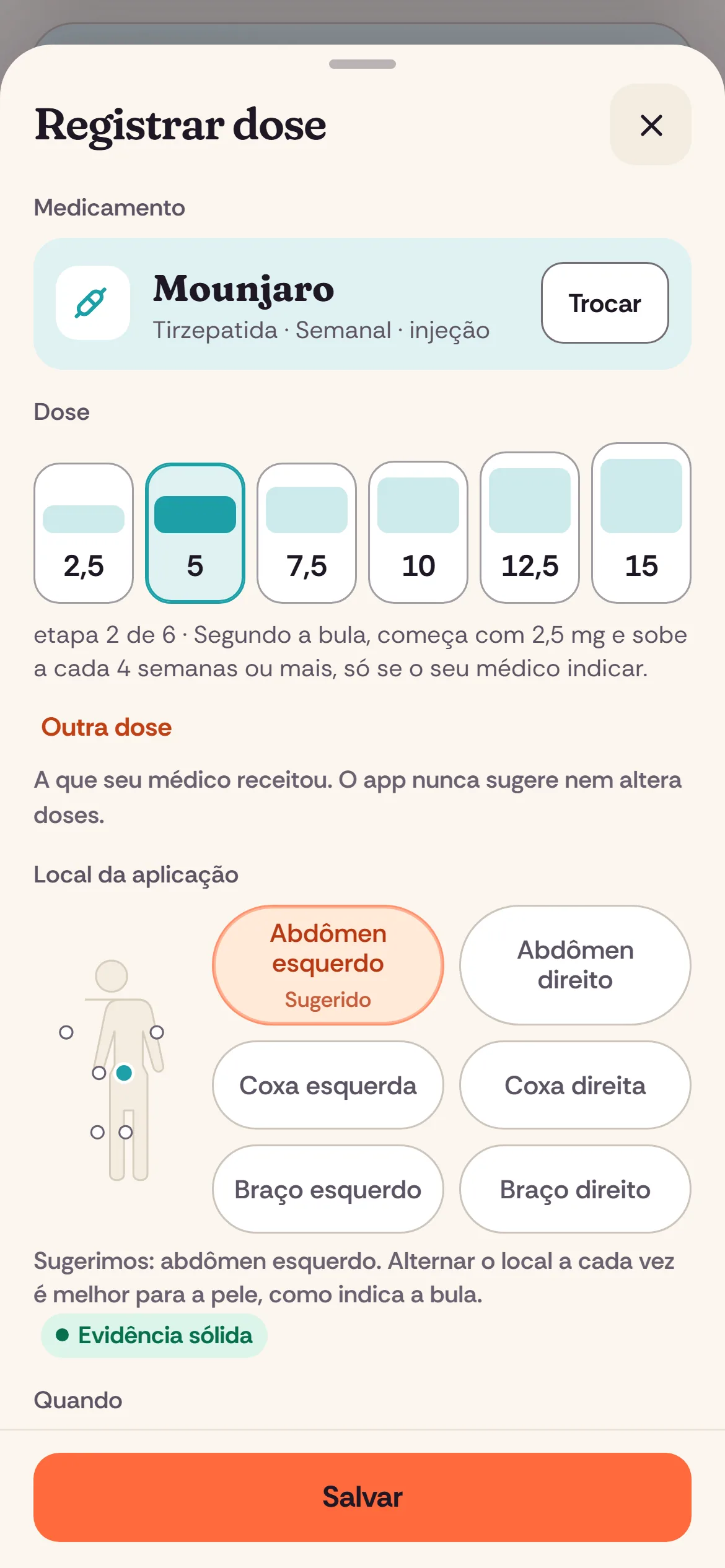 Seu medicamento e a dose da bula, em um toque